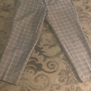 A New Day Women's Classic Plaid Trousers Career Casual